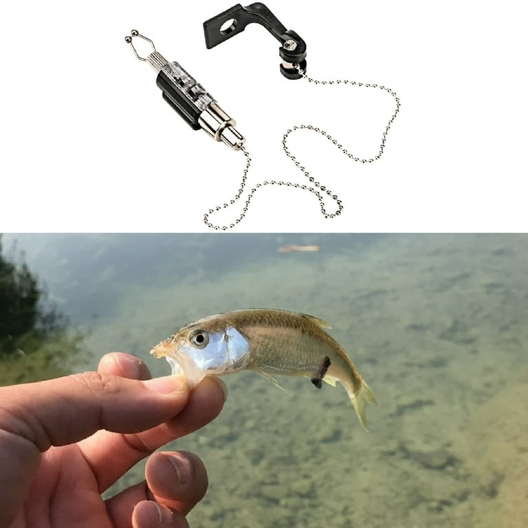 Lomubue Outdoor Fishing Stainless Steel Alarm Bite Swinger Signal Indicator Fish  Tackle Tools 