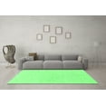 thumbnail image 3 of Ahgly Company Indoor Square Solid Emerald Green Modern Area Rugs, 5' Square, 3 of 4