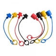 thumbnail image 1 of Dust Caps Connector Plastic 3/8 Yellow Red Blue Black, 1 of 5
