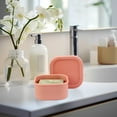 thumbnail image 7 of Leak Proof Silicone Soap Container With Lid - Microwave & Oven Safe Travel Soap Case For Bar Soap Storage, 7 of 7