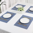 thumbnail image 7 of Unique Bargains Placemats 8 Pack Placemats for Kitchen Dining Table Decor Dark Blue, 7 of 7
