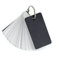 thumbnail image 3 of 1 Piece (100 Sheets Per Piece) Blank Flash Cards with Rings - Single Black, 3 of 8