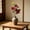 Red, variant on Plastic Artificial Lily Flower Ornament, 80cm Realistic Fake Lily for Wedding Home Hotel Decor