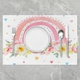 thumbnail image 2 of Rainbow Placemats Set of 4 Botanical Floral Printed Placemat for Kitchen Dining Table 18"x12" for Boys Girls Teens Love Heart Stars Table Place Mats Easy to Clean Indoor Outdoor Decor Table Mats, 2 of 4