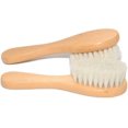 thumbnail image 2 of Cepillo de limpieza facial de cerdas de lana suave natural, cepillo exfoliante para el cuidado de la piel de la cara, paquete de 2 limpiadores de cepillo facial con mango de madera, 2 of 5