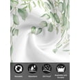 thumbnail image 7 of Eucalyptus Leaves Cloth Napkins Set of 4 Reusable Dinner Napkins, Green Summer Botanical Weeping Cocktail Napkin Washable Table Napkins for Wedding/Holiday Party/Baby Shower 20"x20", 7 of 7