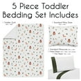 thumbnail image 3 of Sweet Jojo Designs Woodland Animal Pals Boy, Girl, Unisex/Gender Neutral Toddler Bed Comforter Bedding Set 5 Piece, 3 of 6