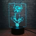 thumbnail image 3 of Cartoon 3D Bouncing Tigger LED RGB Night Light 7 Color Change Table Desk Lamp Baby Sleeping Mood Atmosphere Decor Lighting Lovely Child Toys, 3 of 5