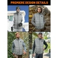 thumbnail image 7 of Heated Vest for Men and Women With 2 Pcs 20000mah Battery Included,21 Zone Heated Vest,Suitable for Camping,Hiking,and Other Outdoor Activities., 7 of 7