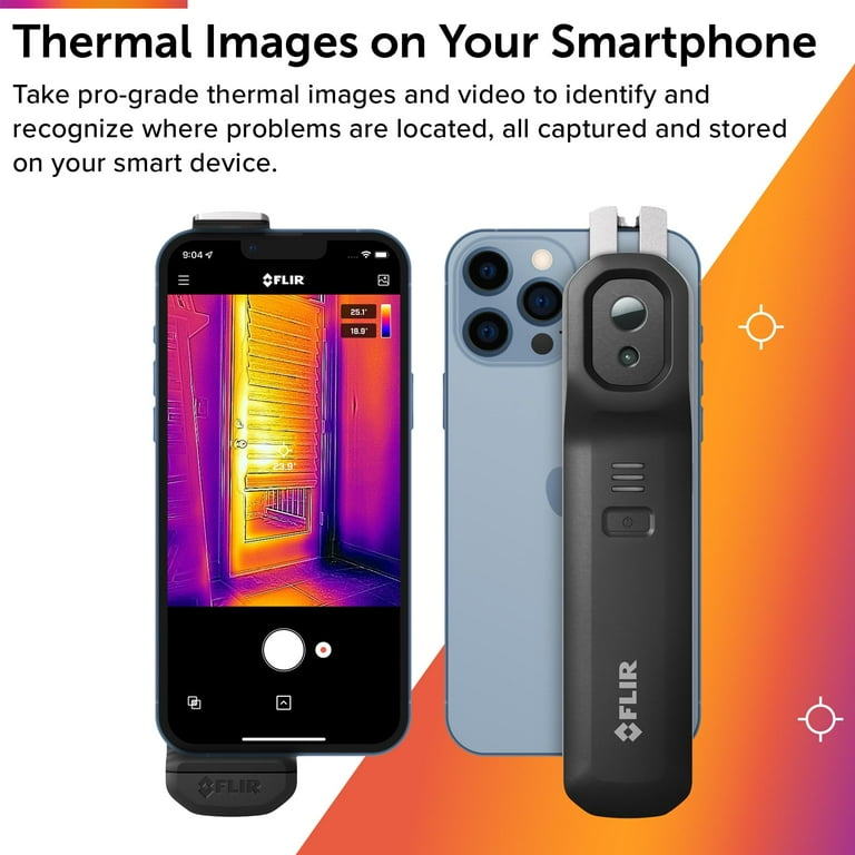 FLIR ONE Edge Thermal Camera, Wireless Infrared Imaging, iOS and