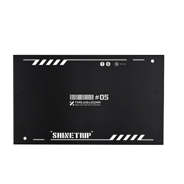 ShineTrip Placa de cubierta de aleación de aluminio Tablero de cubierta de cesta de almacenamiento para camping