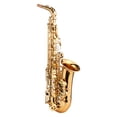 thumbnail image 1 of Saxofón Alto AS-482 en Mi bemol, acabado dorado en latón para principiantes e intermedios - Incluye estuche rígido, cepillo de limpieza, paño, guantes, 2 correas y soporte para cuello (color de paño, 1 of 6