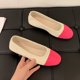 thumbnail image 5 of Zapatos Casuales Planos para las Mujeres Color-Bloque Dedo Redondo Boca Poco Profunda Deslizamiento en Zapatillas de Lienzo Primavera, Zapatos de Lienzo para las Mujeres, 5 of 5