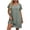 Army Green_2, variant on HVOBTTY Summer Women's Short Sleeve Cocktail-Length A-Line Dress Plus Size Solid Color V Neck Raglan Relaxed Daily Out Wear