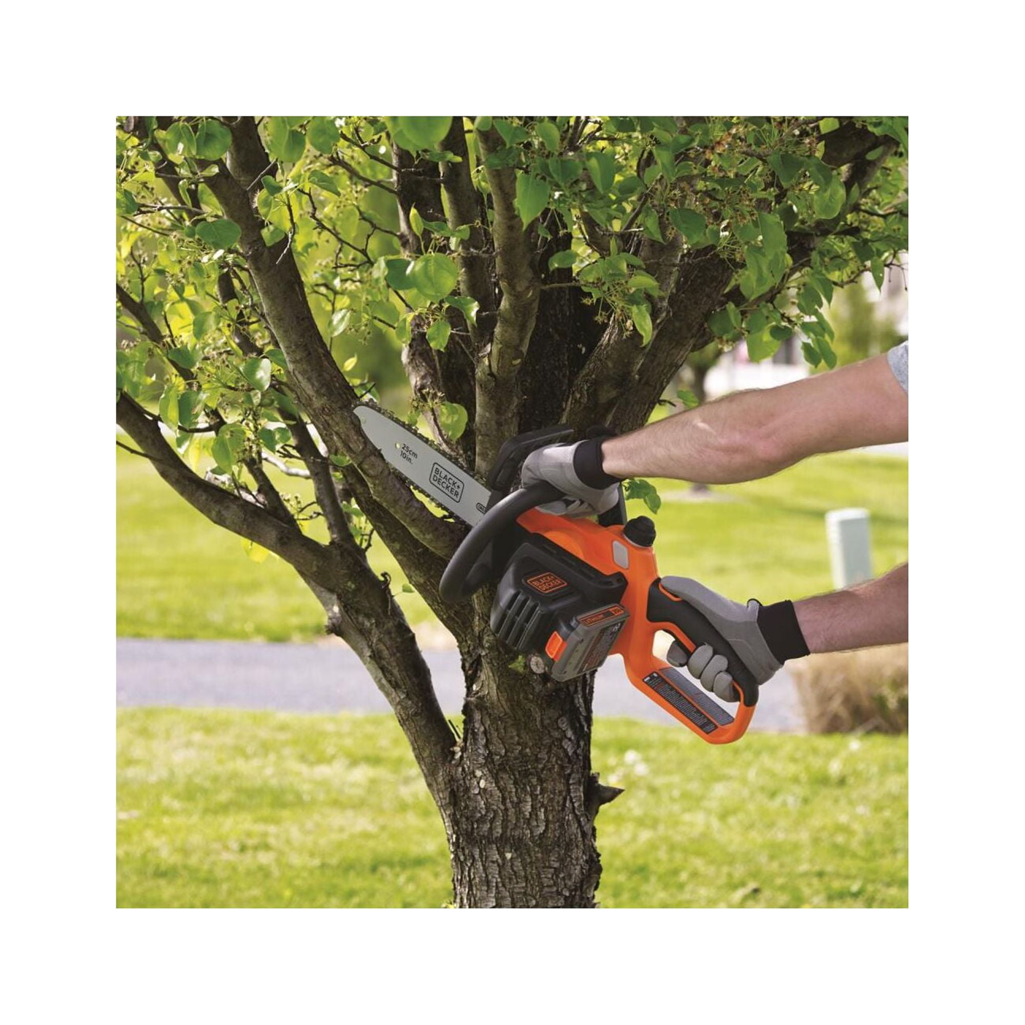 BLACK DECKER LCS1020 20V MAX Lithium 10 in. Chainsaw Walmart