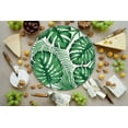 thumbnail image 4 of Mexican Handmade Wooden Cheese Board with Resin Finish – Ideal for Charcuterie, Serving Tray, and Entertaining. Model: Monstera., 4 of 5