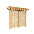 thumbnail image 1 of Creekvine Designs HBWTPMPPL4x16CVD 4 x 16 ft. Lattice with Treated Pine Monterrey Pergola, 1 of 1
