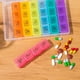 thumbnail image 5 of Pastillero Semanal con 4 Divisiones, Pastillero de 7 Días para AM y PM, Organizador de Medicamentos Mensual, Dispensador de 28 Días, 5 of 5