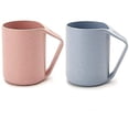 thumbnail image 1 of Environmentally friendly, healthy wheat straw, biodegradable, bamboo plastic cup, mug, for water, coffee, milk, juice, 1 of 7