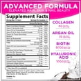 thumbnail image 2 of Hair Vitamins for Women for Hair Growth - Argan-Infused Supplement with Collagen, Biotin and Hyaluronic Acid - Supports Faster Hair Growth, Skin & Nails Beauty Vitamins, Bottled in USA - 60 Softgels, 2 of 9