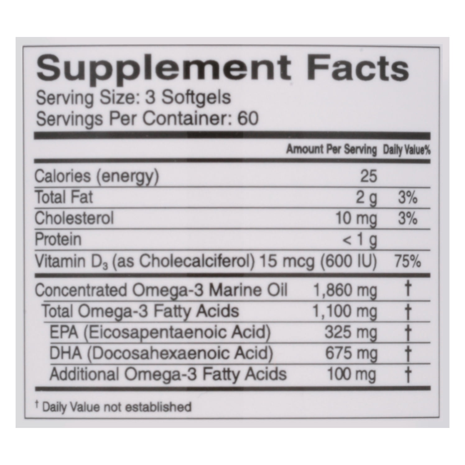 Cardiotabs Omega-3 Lemon Minis Dietary Supplement Softgels 180 ct Bottle
