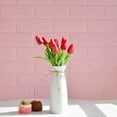 thumbnail image 4 of Art Artificial Tulip Flowers for Home & Kitchen Decoration - red, 4 of 5