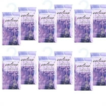Triani 12Pcs Fresh Hanging Closet Deodorizer Air Freshener Scented Sachets Lavender Scented Sachets Bag with Hanger Drawer Freshener for Clothes