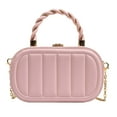 thumbnail image 1 of Bolso bandolera con cadena para mujer, de piel sintética, estilo nupcial, para verano Rosa, 1 of 9