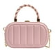 thumbnail image 1 of Bolso bandolera con cadena para mujer, de piel sintética, estilo nupcial, para verano Rosa, 1 of 9
