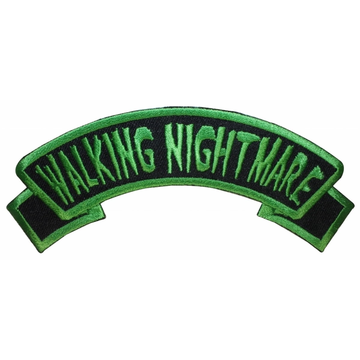 Walking Nightmare Name Tag Zombie Psycho Kreepsville Embroidered Iron On Applique Patch