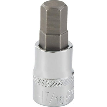 Channellock 3/8" Drive 7/16" 6-Point Standard Hex Bit Socket