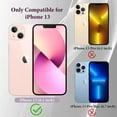 thumbnail image 2 of for iPhone 13 Magnetic Silicone Case [Work with Magsafe] Full Camera Lens Protective Soft TPU Gradient Color Anti-Drop Anti-Scratch Shockproof Phone Case for Women Girls, Blue Red, 2 of 15