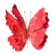 thumbnail image 5 of Decoración de fiesta de mariposas 3D, fondo decorativo, mariposa falsa decorativa para pared Rojo, 5 of 9