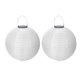 thumbnail image 1 of Eyfqtcs 2 Faroles Solares Led De 10 Pulgadas Impermeables Para Decoración Navideña (Blanco), 1 of 9