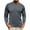 Dark Gray, variant on Men's Long Sleeve Waffle Tee Shirts Cotton Casual Slim Fit Crewneck Fall Tops Stretch Comfy Classic Basic Shirts