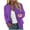 Purple, variant on shqvo Women's Lightweight Bomber Jacket Long Sleeve Zip Up Casual Outerwear Coat Stylish Spring Fall Windbreaker with Pockets