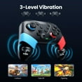 thumbnail image 5 of Switch Controllers Compatible with Switch/Lite/OLED, Programming Wireless Pro Controller with Motion Control, Vibration, Wake-up, Turbo, Screenshot, 5 of 5