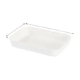 thumbnail image 5 of Plastic Serving Tray, Melamine Tray, Outdoor Serving Tray, -Safe Vanity Tray, 15X11X1.5 Inch 1-Pack White Shallow Rectangular Tray with Included 1Pc Storage Pouch, Microwavable, 5 of 9