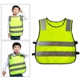 thumbnail image 4 of Hi Vis Child Safety Reflective Vest work running warning Waistcoat Traffic Work Cycling Clothes yellow, 4 of 8