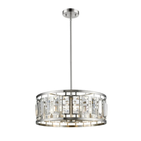 

World of Style WOS246386 Pendants Brushed Nickel Steel Hadar
