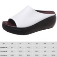 thumbnail image 2 of Zapatos de vestir casuales Sandalias de plataforma con punta abierta Zapatos cómodos para caminar para mujeres, 2 of 9