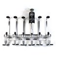 thumbnail image 4 of 6 Bottle Alcohol Liquor Dispenser Stand Wall Mounted Drink Beer Wine Bar Butler, 4 of 13