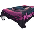 thumbnail image 4 of YAZAOO Square Tablecloth Cartoon Astronaut Rabbit Pattern Tableclothes, 4 of 9