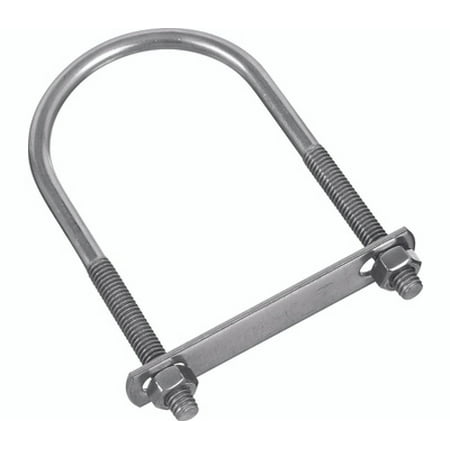 

2pk National Hardware N222-471 U-Bolt Plate & Nuts 5/16 By 2-1/2 By 5 Inch Stainless Steel