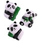 thumbnail image 5 of KAKOWELY 3 juguetes sensoriales portátiles con forma de panda para apretar y aliviar el estrés., 5 of 5
