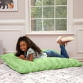 thumbnail image 3 of Jaxx Saxx 3.5 Foot Giant Decor Floor Pillow For Kids, Faux-Fur Lime Green, 3 of 5