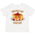 thumbnail image 3 of Inktastic Pancake Day Everyday- Smiling Stack of Pancakes Boys or Girls Toddler T-Shirt, 3 of 5