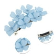 thumbnail image 3 of Unique Bargains 1 Pc Elegant Four-leaf Clovers Hair Clips for Home Sky Blue, 3 of 5