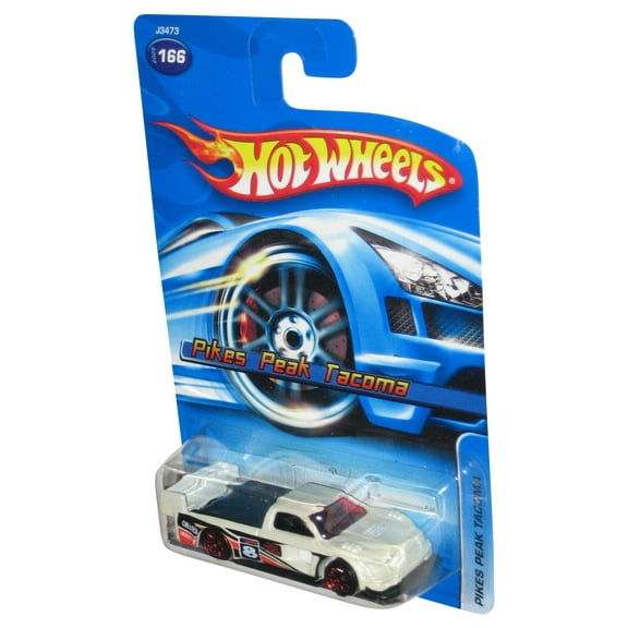 Hot Wheels Pikes Peak Tacoma (2006) Mattel White Toy Car #166
