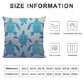 thumbnail image 5 of WERPE  Decorative Pillow Cover, Lumbar Sea Turtle Pillow Cover Modern Farmhouse Cushion Case Home Decor for Living Room Patio Sofa Couch Chair White, 5 of 5